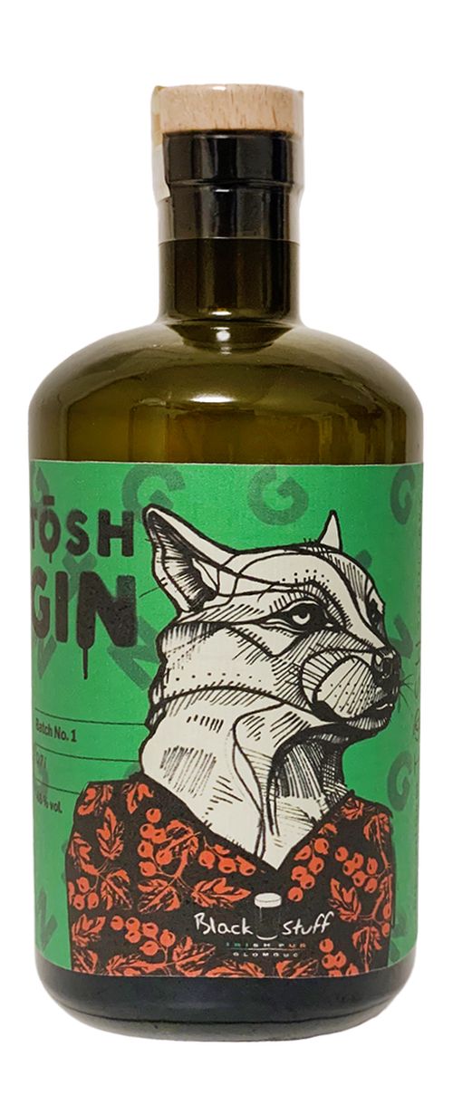 TÖSH GIN BLACK STUFF 45% 0,7L