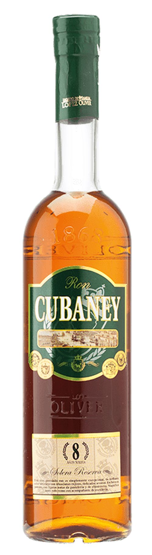 Cubaney Reserva 8 años 38% 0,7l