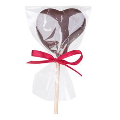 Chocolissimo - Lízátko-srdce z hořké čokolády 20 g