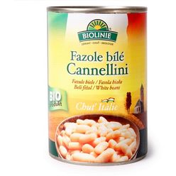 PRO-BIO, obchodní společnost s r.o. BIOLINIE KONZERVA fazole bílé Cannelliny 400 g BIO