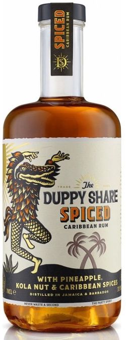 Duppy Share Spiced Caribbean Rum  37,5% 0,7l