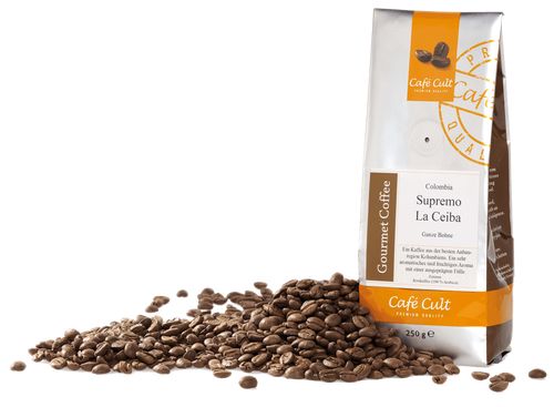 Café Cult Colombia Supremo La Ceiba 1kg zrnková káva