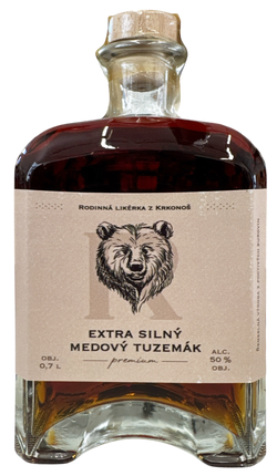 Tuzemák extra silný premium 50% 0,7L