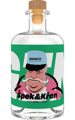 Garage 22 ŠPEK a KŘEN GIN 42% 0,5L L.E.