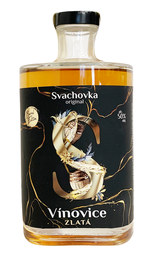 Zlatá vínovice Svach 43% 0,5L