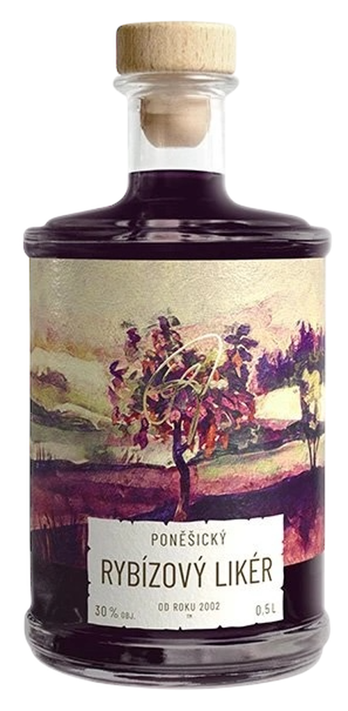 Lihovar Poněšice Rybízový likér 30% 0,5L