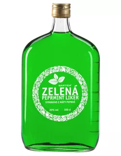 Bartida Originál Zelená Peprmint likér 20% 1L
