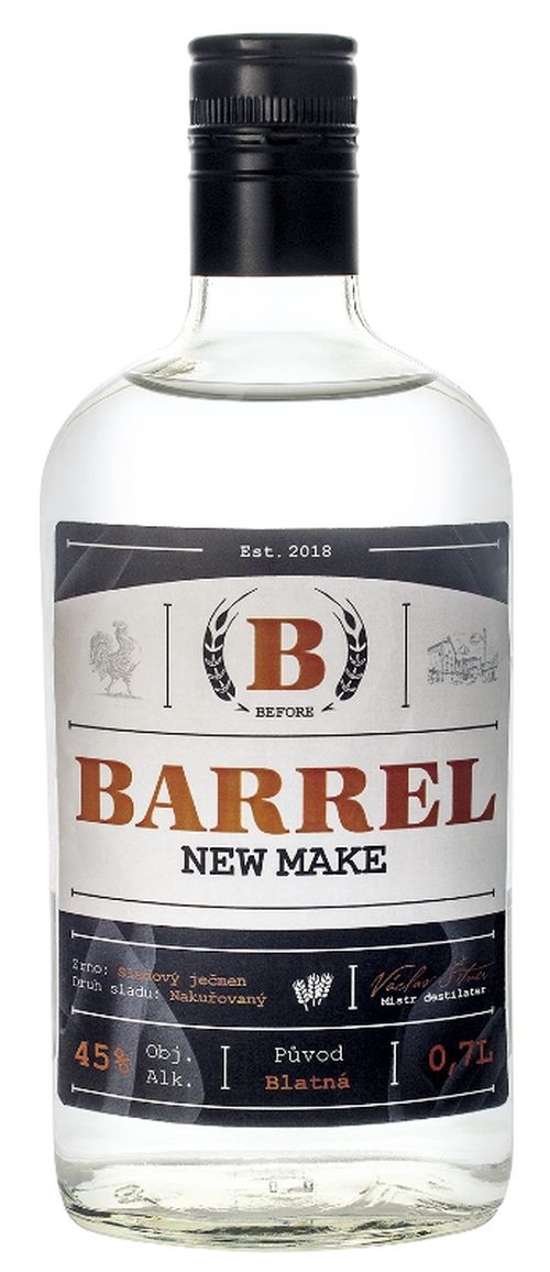 B.Barrel New Make "whisky" 45% 0,7L