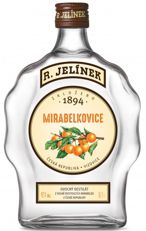 Rudolf Jelínek Pálenka z mirábelek 45% 0,7L