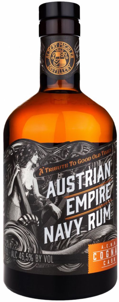 Austrian Empire Navy Rum Cognac Cask 0,7l 46,5% / Cognac Cask