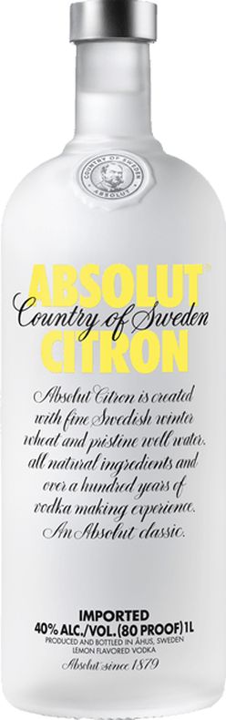 Absolut Citron 40% 1l