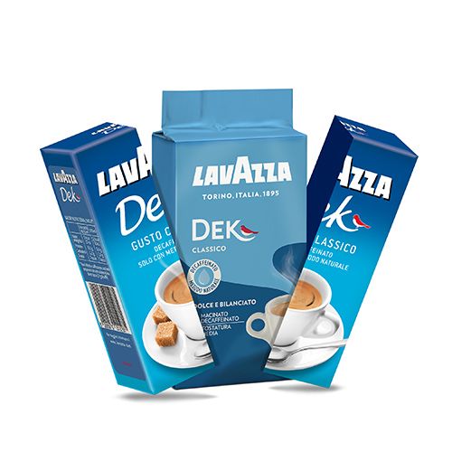 Lavazza  DEK Classico, mletá káva 250 g