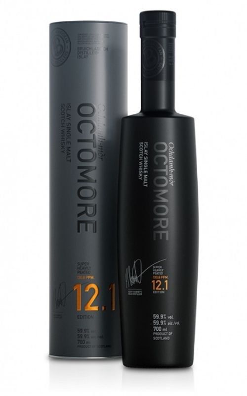 Bruichladdich Octomore 12.1 5y 0,7l 59,9% L.E. Plech / Rok lahvování 2021