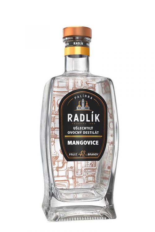 Radlík Mangovice 43% 0,5L