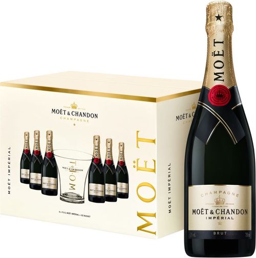 Moët & Chandon Brut Impérial 6×0,75l 12,5% + Ice Bucket