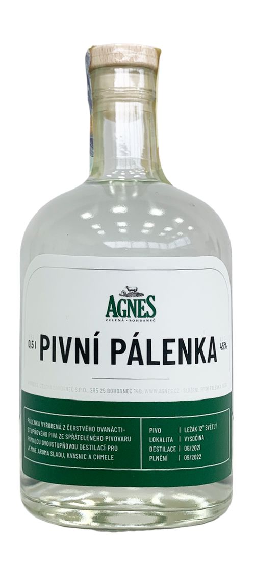Agnes Pivní Pálenka 45% kosher 0,5L