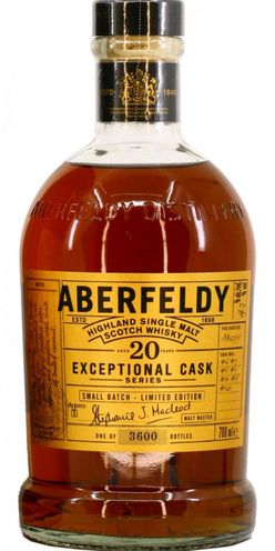 Aberfeldy Exceptional Casks 20y 0,7l 43% / Rok lahvování 2019, Red wine
