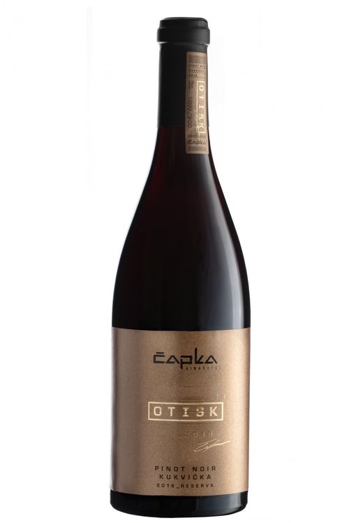 Čapka Vinařství Čapka Pinot Noir OTISK 2018 Kukvička 13% 0,75l