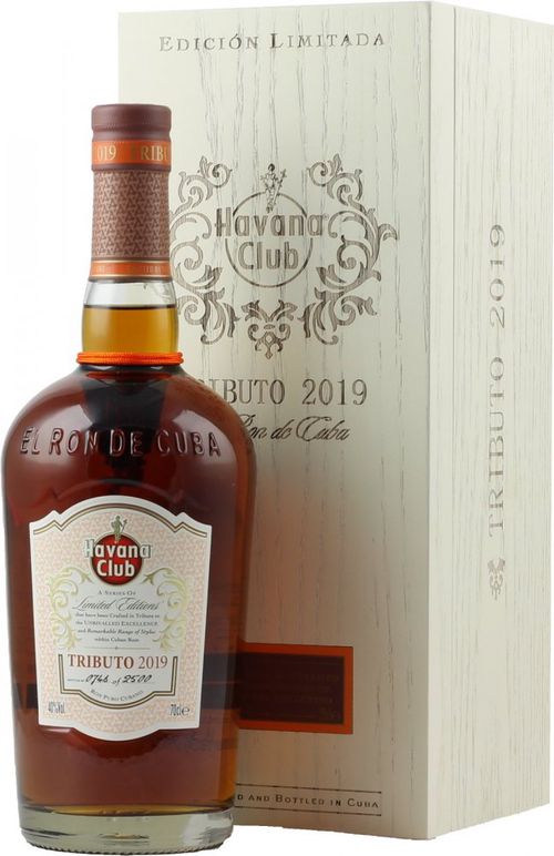 Havana Club Tributo 2019 0,7l 40% GB L.E. / Rok lahvování 2019