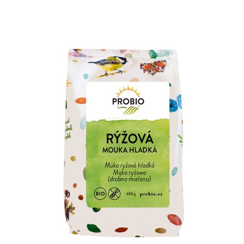 PRO-BIO obchod.spol. s r.o. MOUKA RÝŽOVÁ HLADKÁ 450 G BIO PROBIO