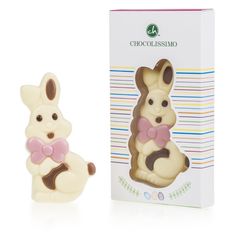 Chocolissimo - Velikoční čokoládový králíček - bílá čokoláda 10 g