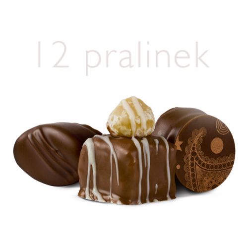 Chocolissimo - Sada 12 čokoládových pralinek 150 g