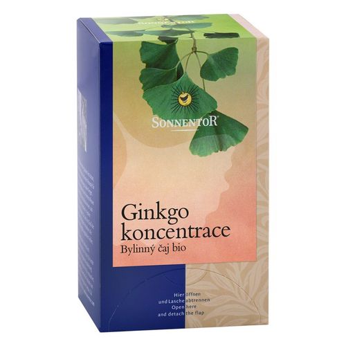 ČAJ PORCOVANÝ - GINKGO - KONCENTRACE 20 G BIO SONNENTOR