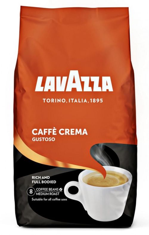 Lavazza Caffe Crema Gustoso zrnková káva 1 kg