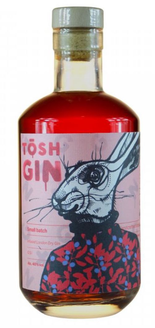 TOSH Trnkový GIN 40% 0,5L