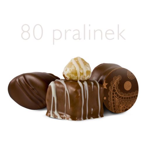 Chocolissimo - Sada 80 pralinek 880 g