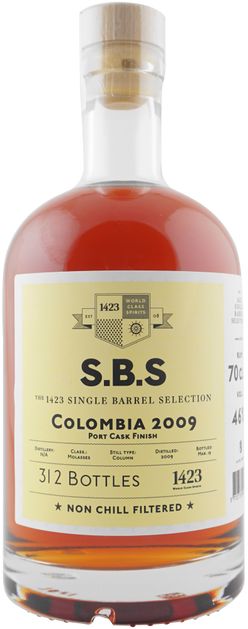S.B.S Columbia 2009 0,7l 46% / Port Cask