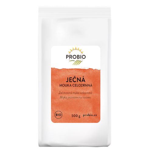 PRO-BIO obchod.spol. s r.o. Mouka ječná celozrnná jemně mletá 500g BIO PROBIO