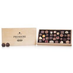 Chocolissimo - Premiere Maxi - Pralinky v elegantní dřevěné krabičce 375 g