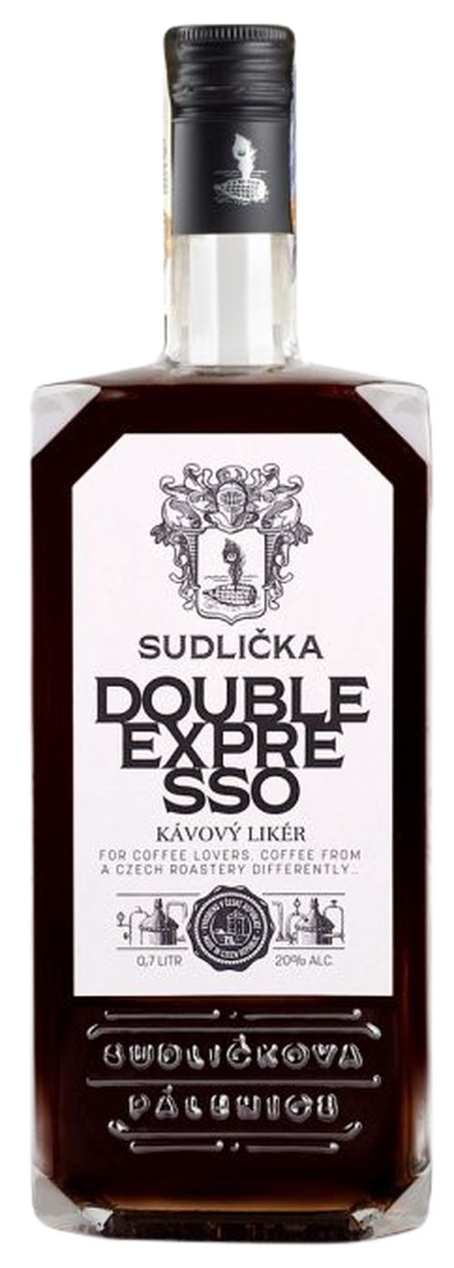 Sudličkova pálenice Double Espresso 20% 0,7 l