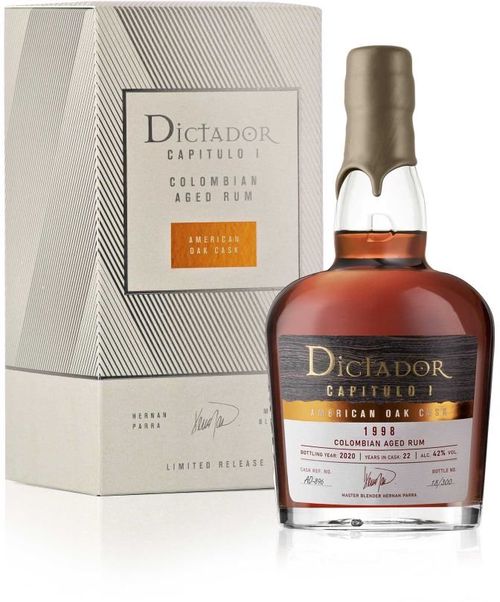 Dictador Capitulo Uno American Oak Cask 22y 1998 0,7l 42% / Rok lahvování 2020