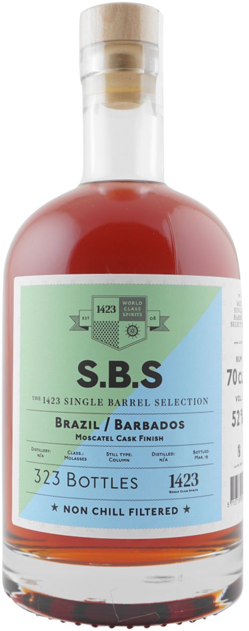 S.B.S Brazil/Barbados 0,7l 52% / Moscatel Cask