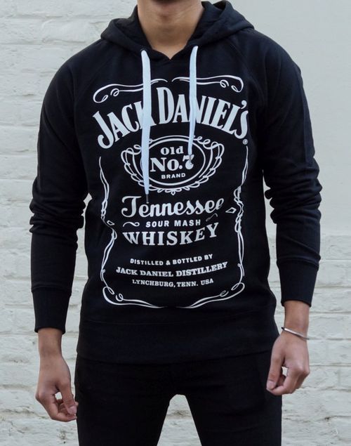 Jack Daniel's Mikina s Etiketou Pánská M