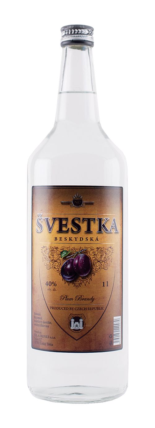 Nela Drinks Beskydská Švestka 40% 1L