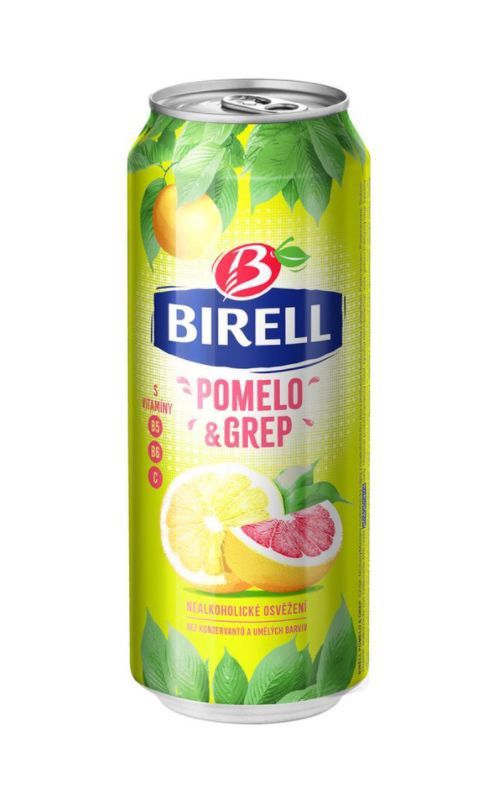 BIrell Pomelo & Grep 4×0,5l Plech