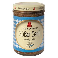 Zwergenwiese Naturkost GmbH Hořčice sladká bavorská ZWERGENWIESE BIO 160 ml