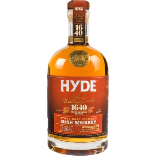 HYDE 1640 No.8 Irish Stout Cask Whiskey 43% 0,7 l