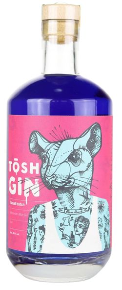 TÖSH GIN MODRÝ 45% 0,7L