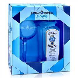 Bombay Sapphire 40% 0,7l + sklenka v dárkovém balení