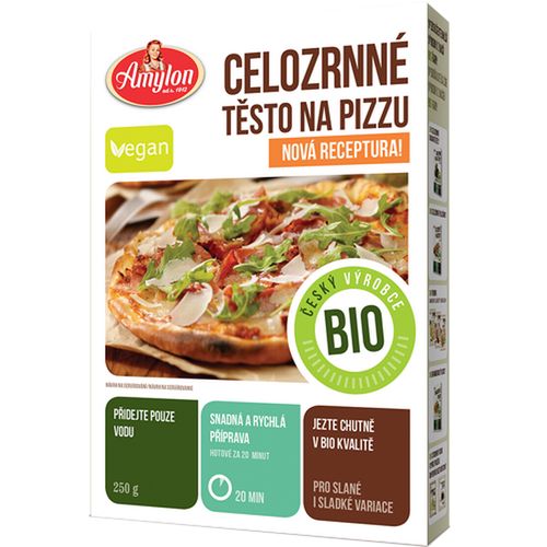 Amylon, a.s. Celozrnná pizza v prášku BIO 250 g