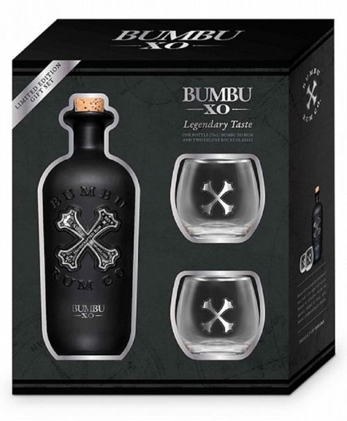 Bumbu XO 0,7l 40% + 2x sklo GB L.E.