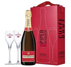 Piper Heidsieck Cuvée Brut 0,75l 12% + 2x sklo GB