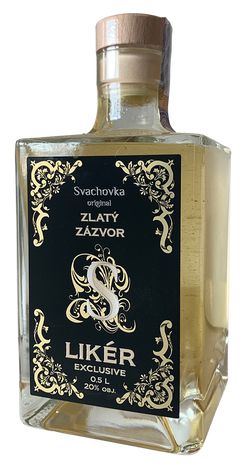 Zlatý Zázvor Exclusive Likér 20% 0,5L