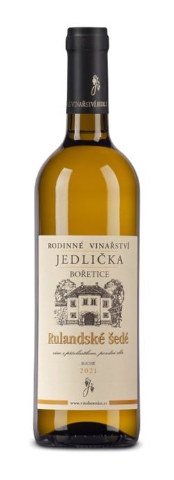 Jedlička Rulandské šedé Pozdní sběr 0,75l 12%