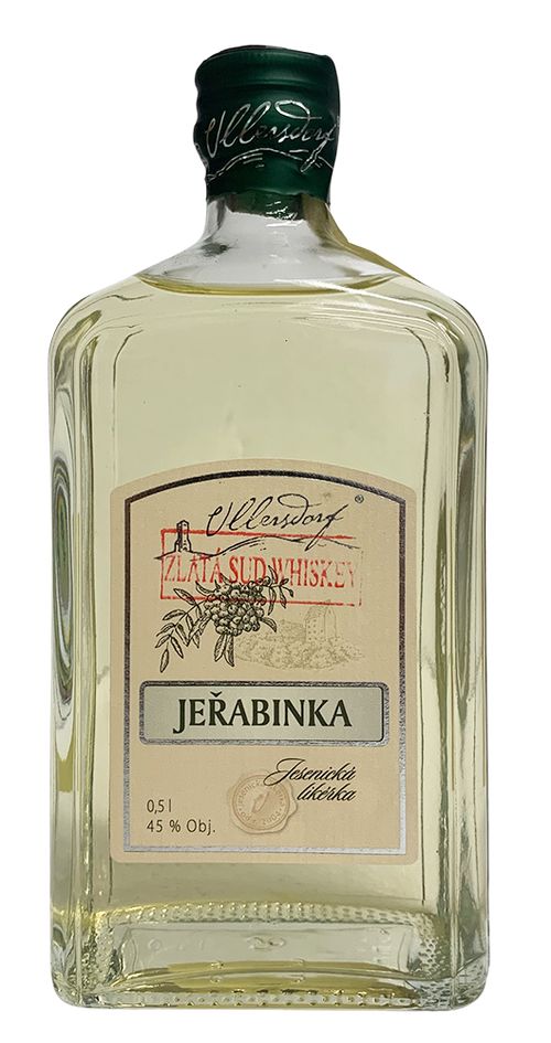 Ullersdorf Jeřabinka ze sudu 45% 0,5L