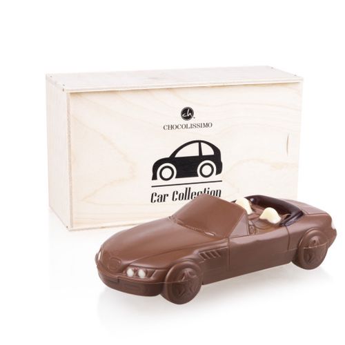 Chocolissimo - Čokoládová figurka BMW v dřevěné skřínce 175 g